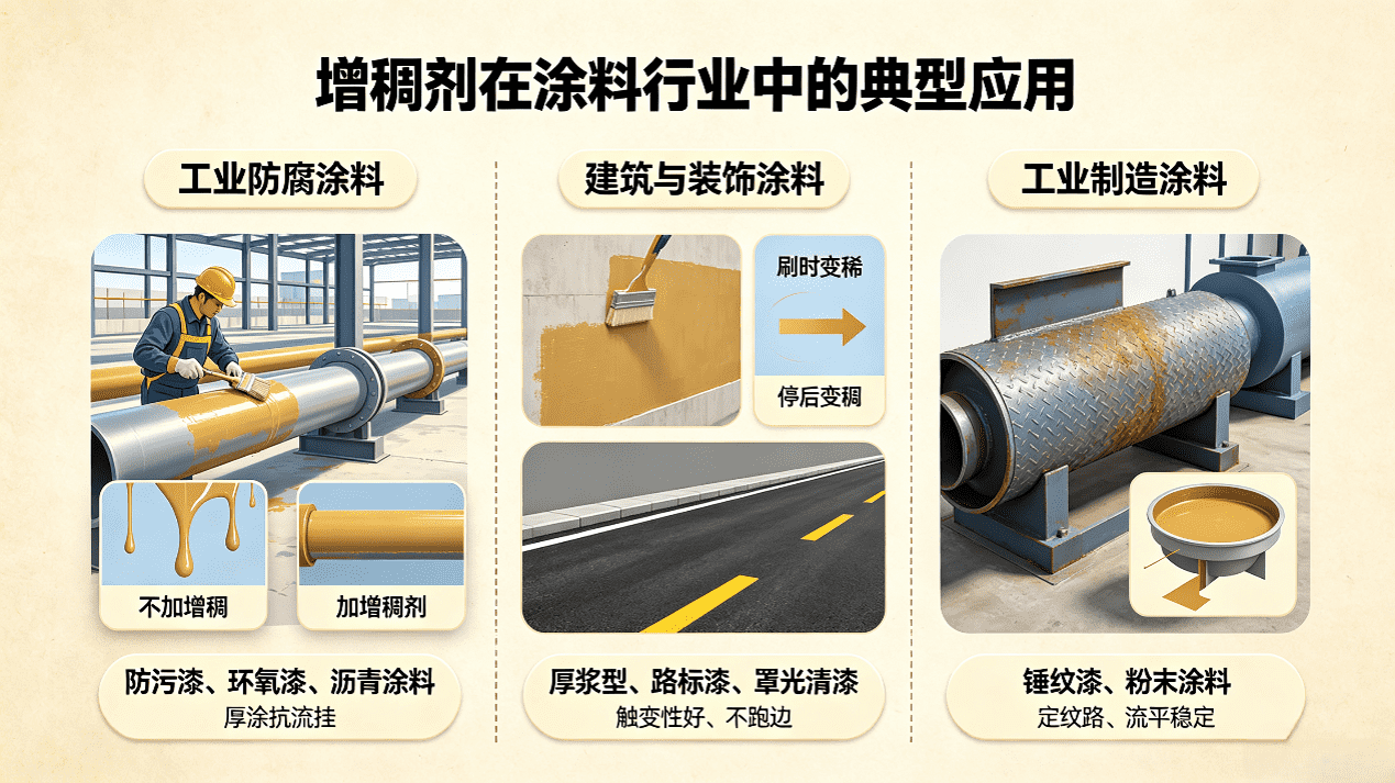 涂料增稠剂的应用场景