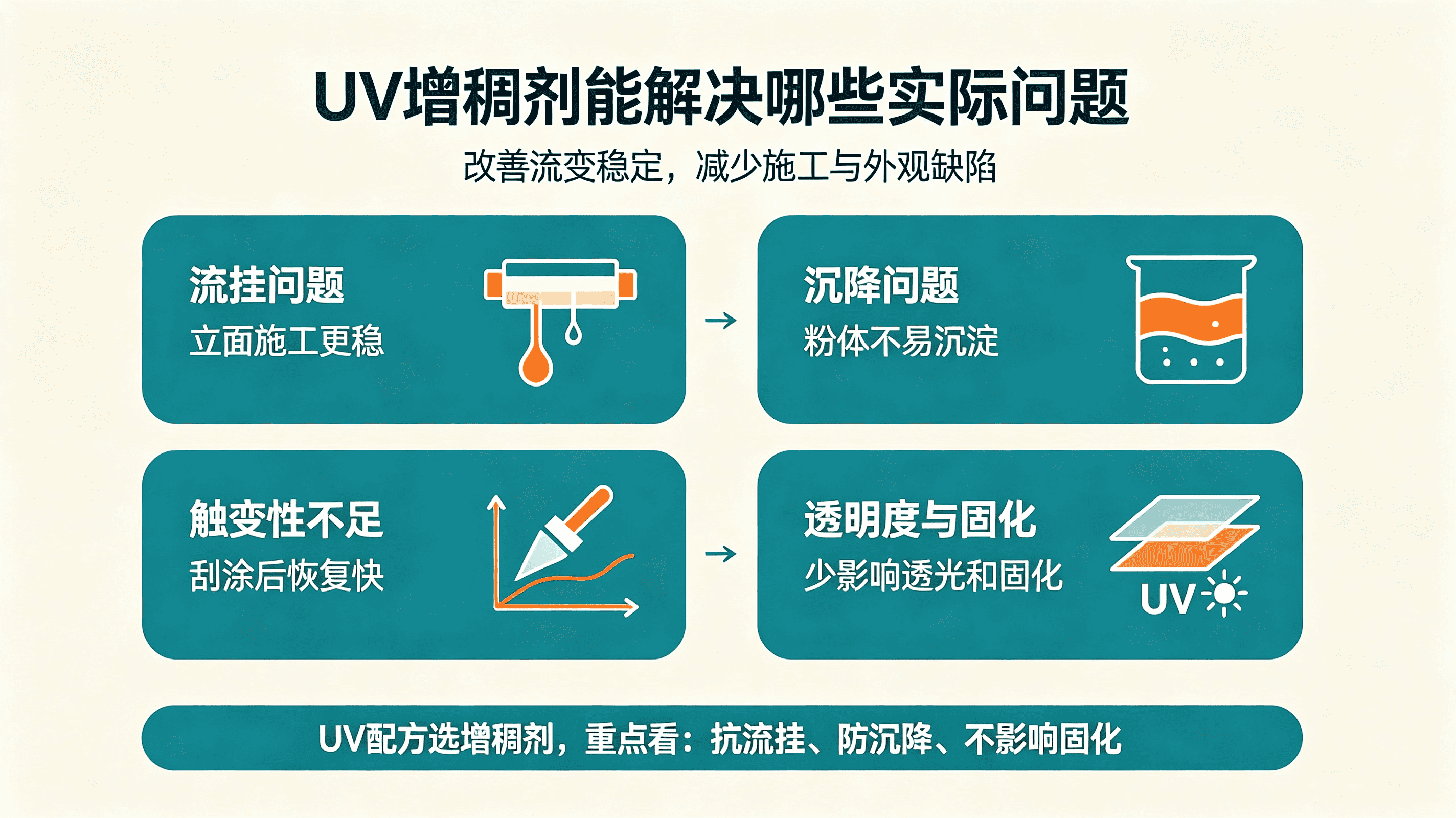 UV增稠剂的用途