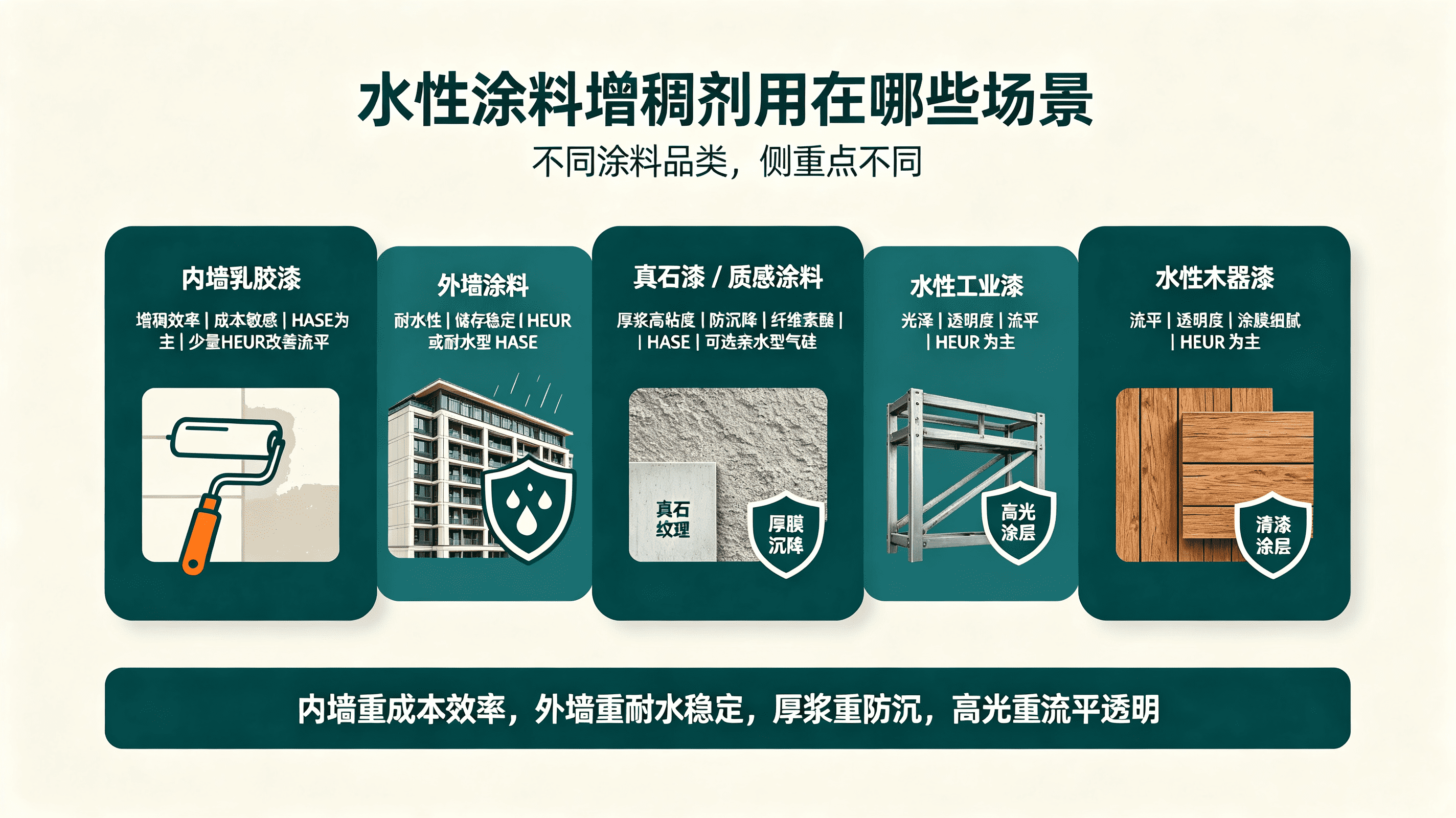 水性涂料的应用场景