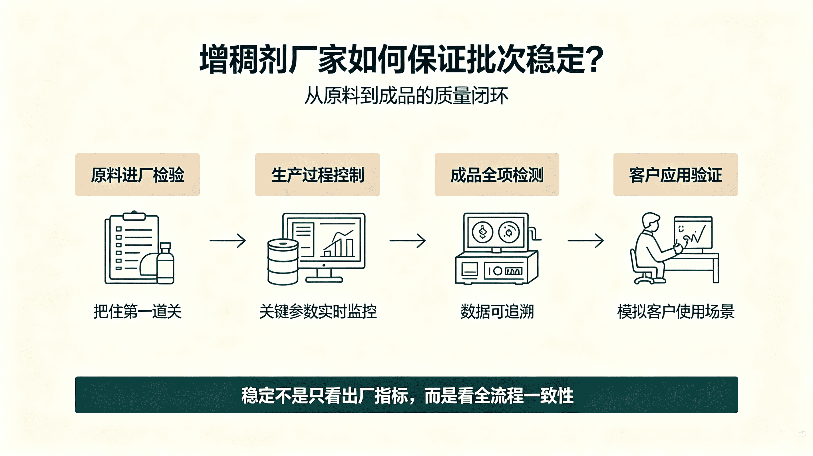 增稠剂厂家如何保证批次稳定
