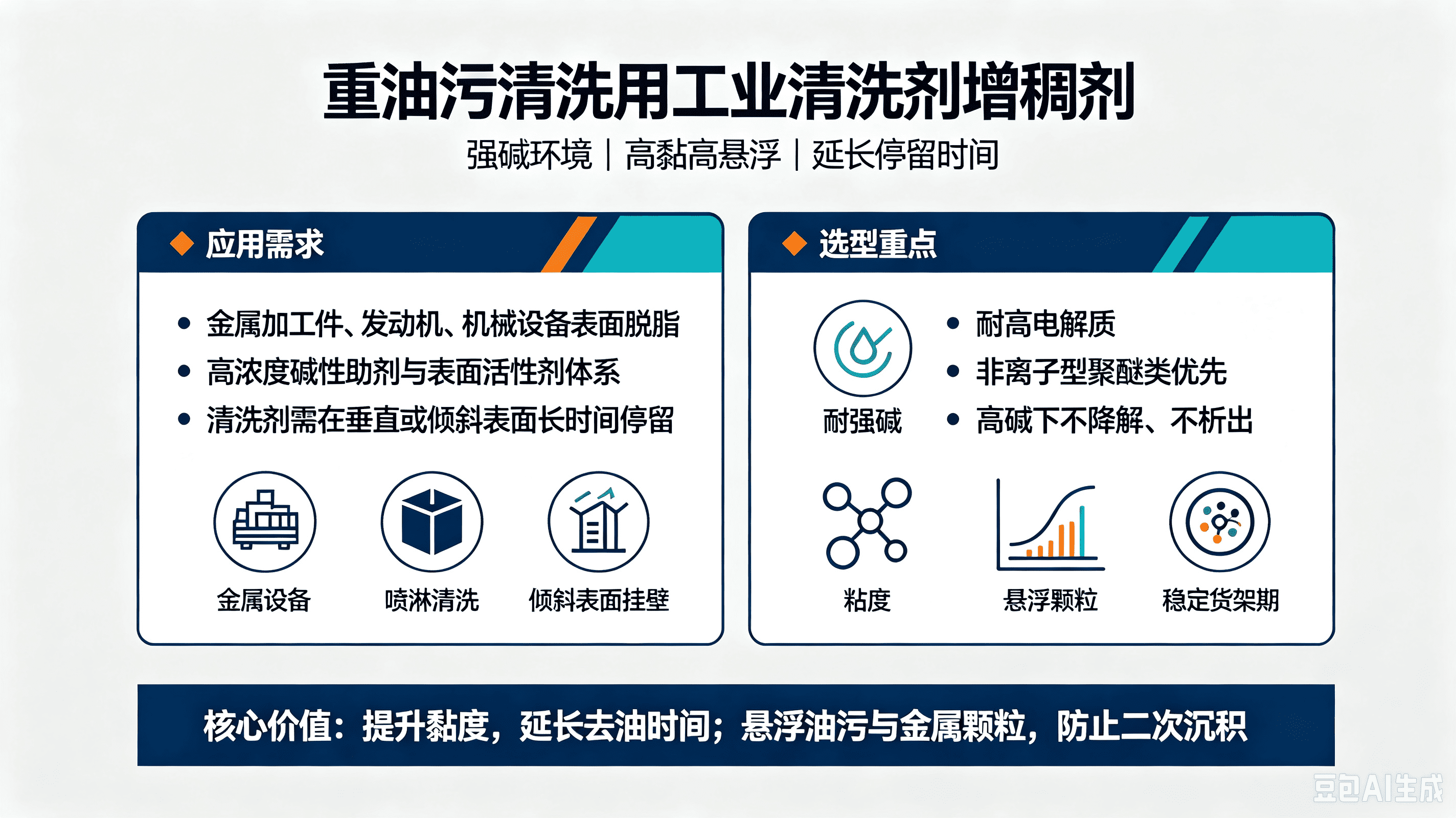 重油污清洗用工业清洗剂增稠剂